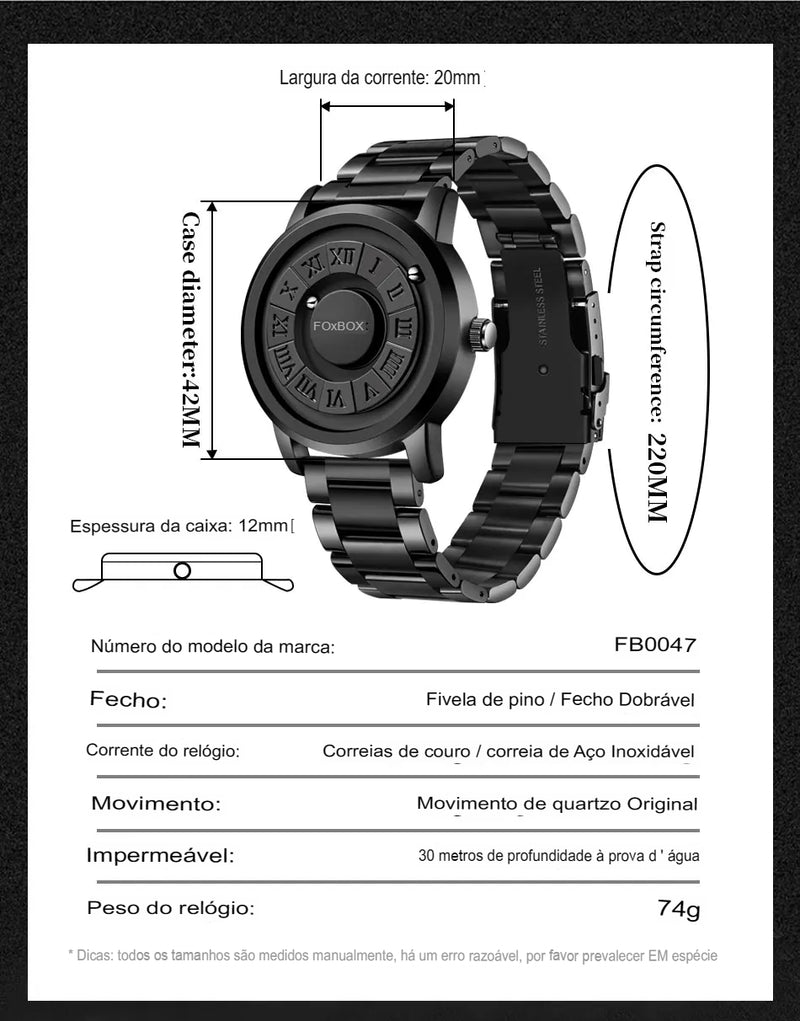 Relógio MAGNETC - CHRONOS de Luxo